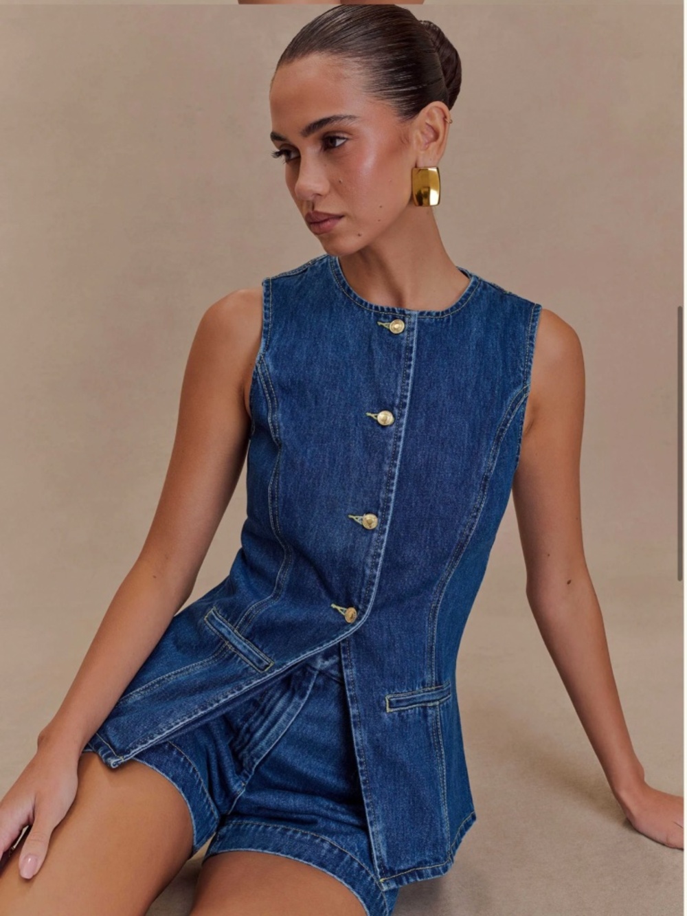 Denim vest Abel Meshki - Picture 3 of 3